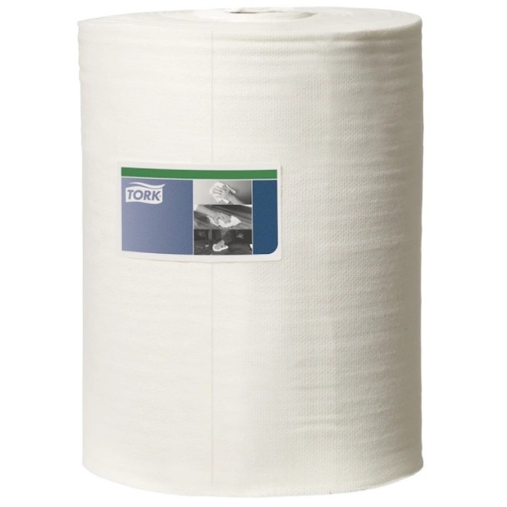 Lavetă rolă material nețesut Tork W1-3 White Premium (90537)