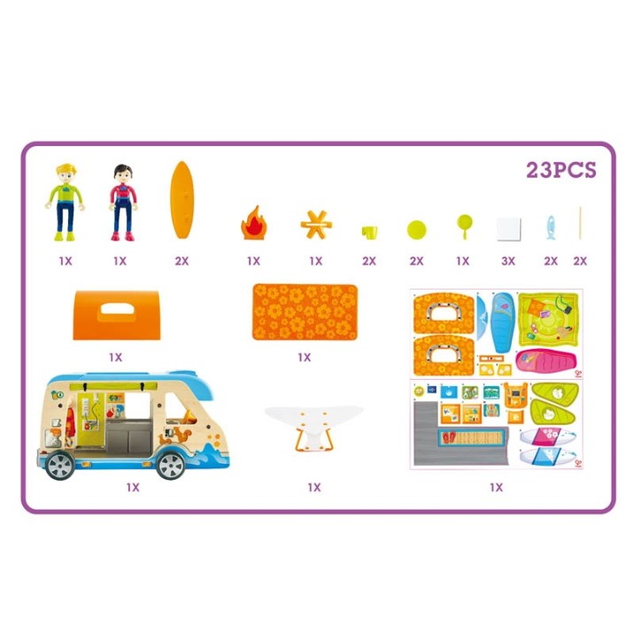 Игровой набор Hape Adventur Van (E3407A)