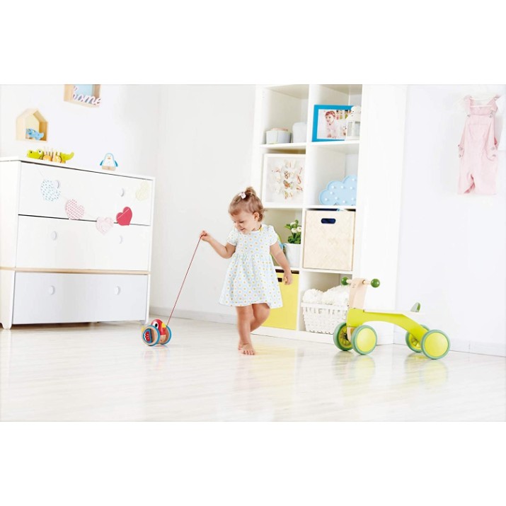 Jucarie de impins si tras Hape Baby Bird Pull Along (E0360A)