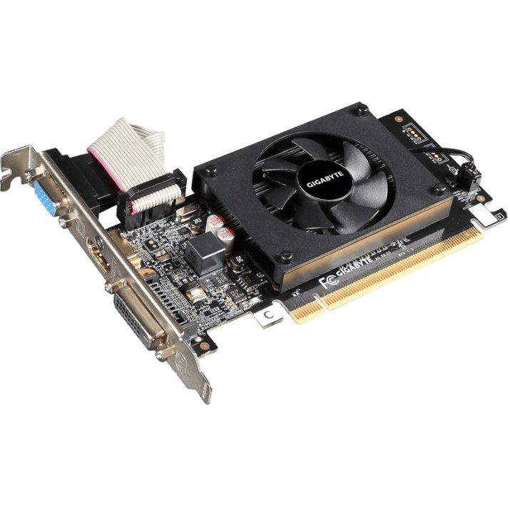 Placă video Gigabyte GeForce GT710 2Gb GDDR3 Low Profile (GV-N710D3-2GL)