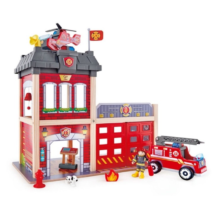 Set de joс pentru pompieri Hape City Fire Station (E3023A)