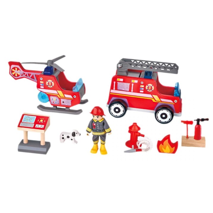 Set de joс pentru pompieri Hape City Fire Station (E3023A)