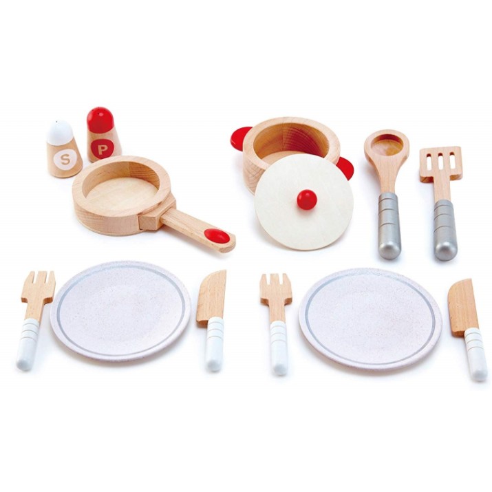 Набор посуды для кукол Hape Cook & Serve Set (E3150A)