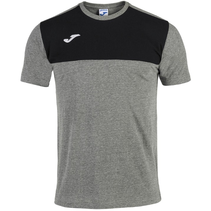 Детская футболка Joma 101107.281 Melange/Black 3XS