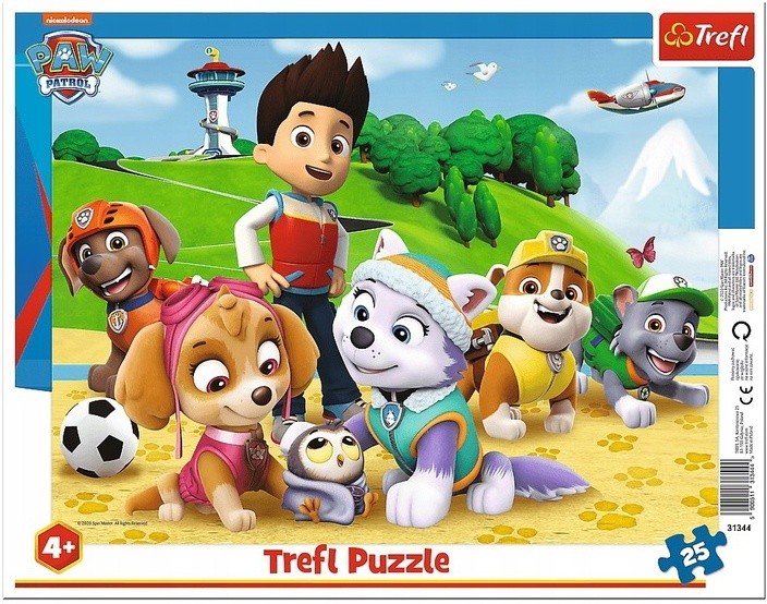 Puzzle Trefl 25 Frame Paw Patrol on the trail / Viacom PAW Patrol (31344)