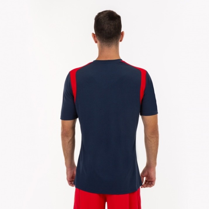 Мужская футболка Joma 101264.336 Dark Navy/Red M