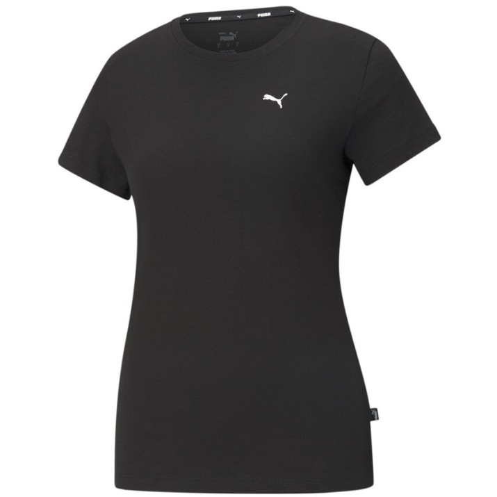 Женская футболка Puma ESS Small Logo Tee Puma Black/Cat M (58677651)