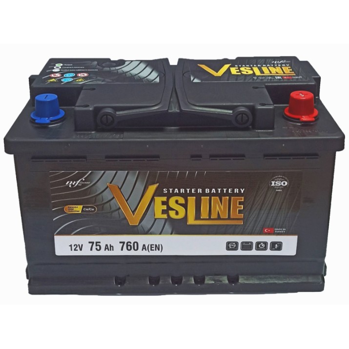 Acumulatoar auto Vesline 75Ah (5752084)