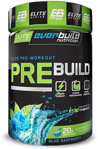 Предтренировочный комплекс EverBuild PRE Build 600g Blue Raspberry
