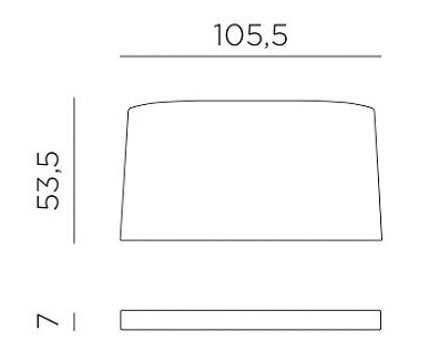 Подушка для мебели Nardi Cuscino Net Bench (36338.00.070)
