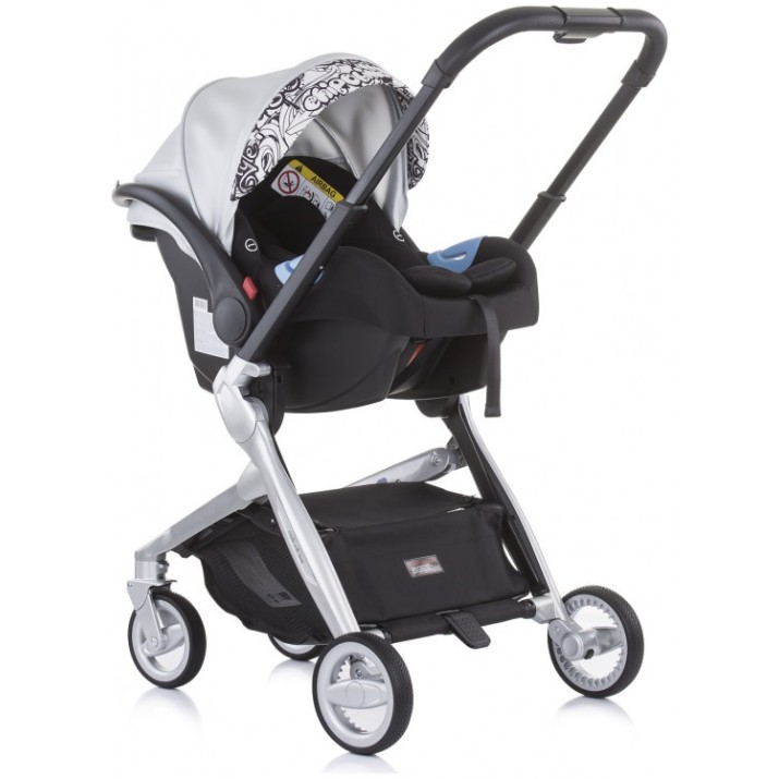 Carucior Chipolino 3in1 Emotion Silver (KKEM02102SL) 