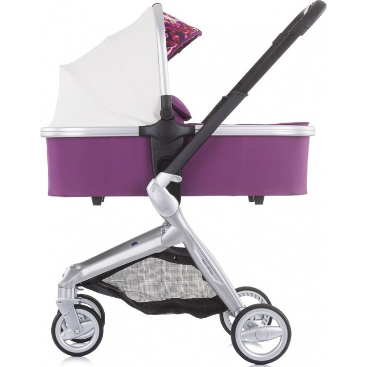 Коляска Chipolino 3in1 Emotion White/Flowers (KKEM02103WF) 