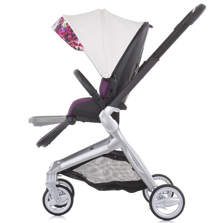 Коляска Chipolino 3in1 Emotion White/Flowers (KKEM02103WF) 