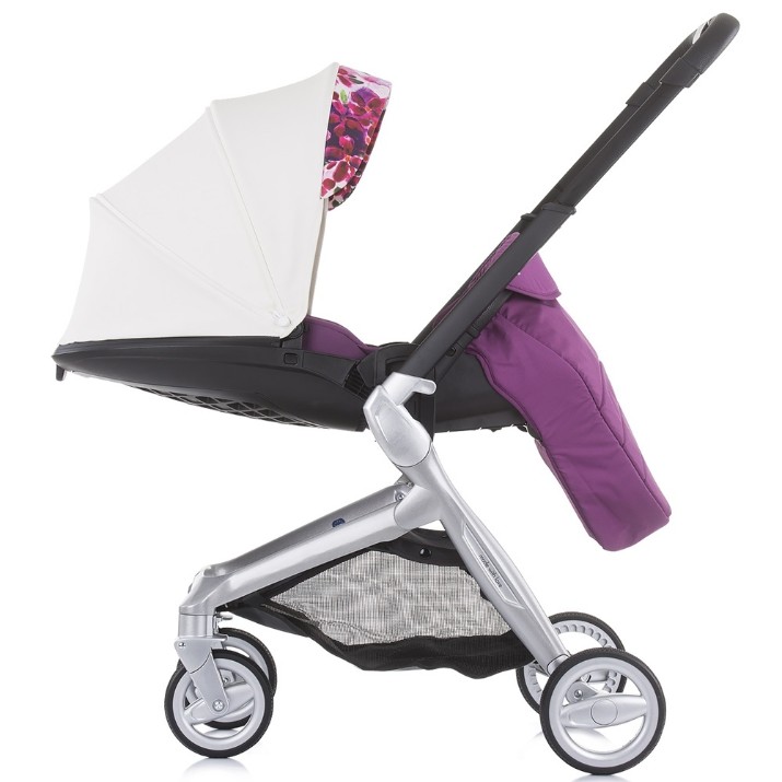 Коляска Chipolino 3in1 Emotion White/Flowers (KKEM02103WF) 