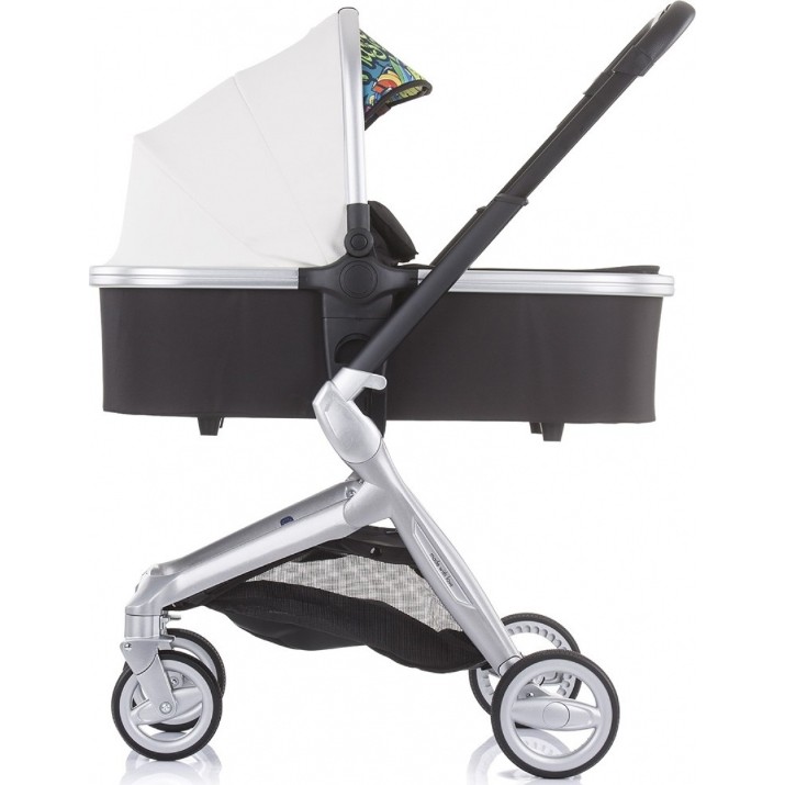 Коляска Chipolino 3in1 Emotion White\Graffiti (KKEM02104WG)