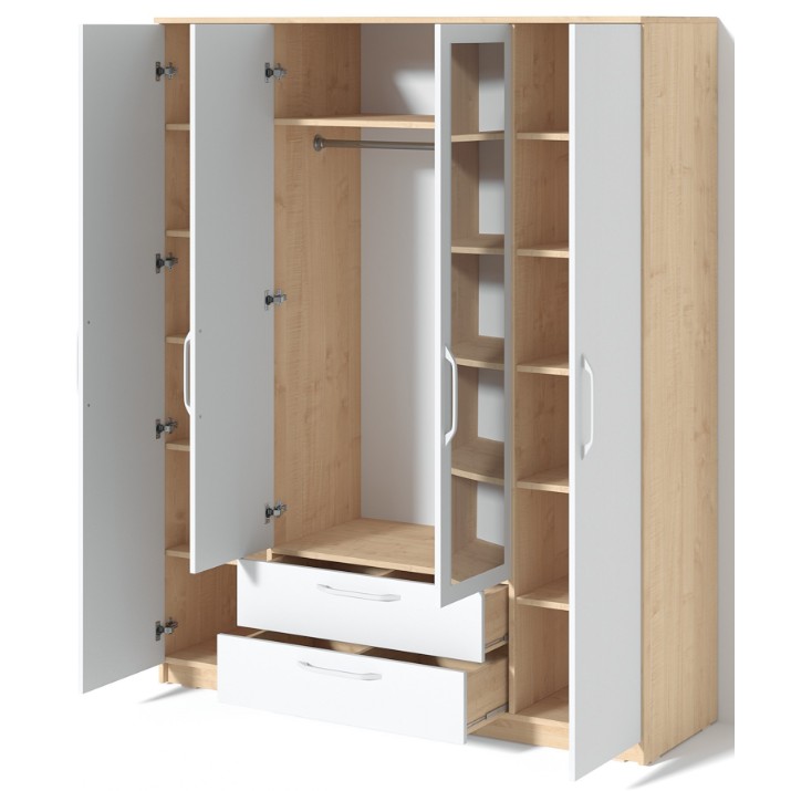 Шкаф Fabrik Home Linia №1 Клен/Белый Ясень