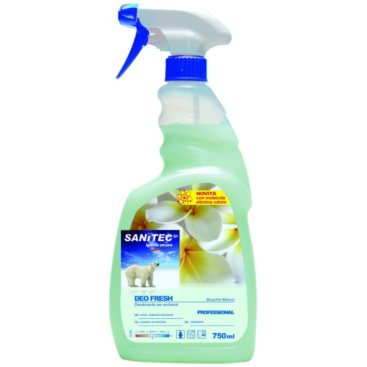 Odorizante aer Sanitec Deo Fresh Muschio Bianco & White Musk 750ml (1890)