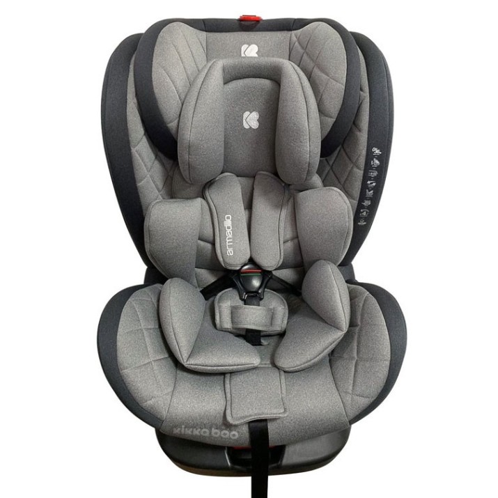 Scaun auto pentru copii Kikka Boo Armadillo Isofix Grey