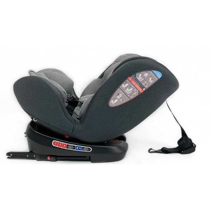 Scaun auto pentru copii Kikka Boo Armadillo Isofix Grey