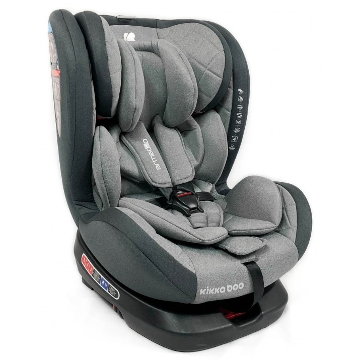Scaun auto pentru copii Kikka Boo Armadillo Isofix Grey