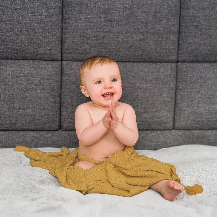 Pătură BabyOno Natural Bamboo Mustard (546/03)