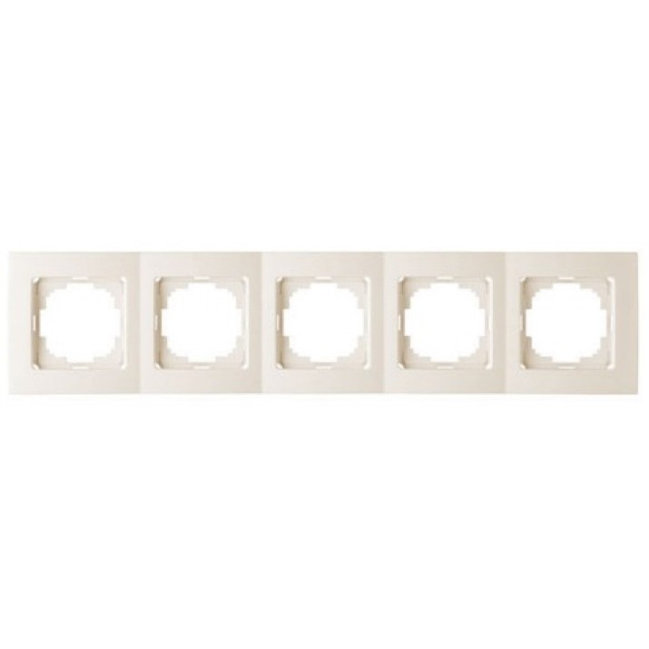 Рамка для розеток и выключателей Nilson 24120095 Touran (20402028) Cream 3pcs