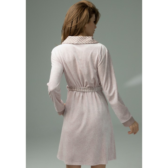 Halat de baie Ajoure TC5113 Roz XL