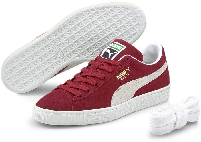 Ghete pentru bărbați Puma Suede Classic XXI Cabernet/Puma White 41