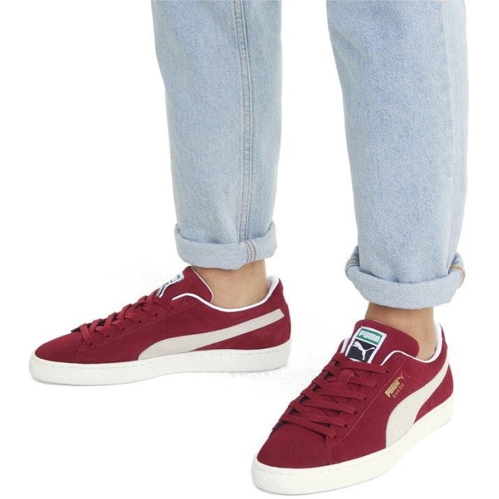 Кеды мужские Puma Suede Classic XXI Cabernet/Puma White 44.5