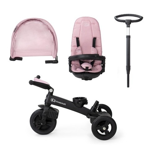 Bicicletă copii Kinderkraft Easytwist Pink (KKRETWIPNK0000)