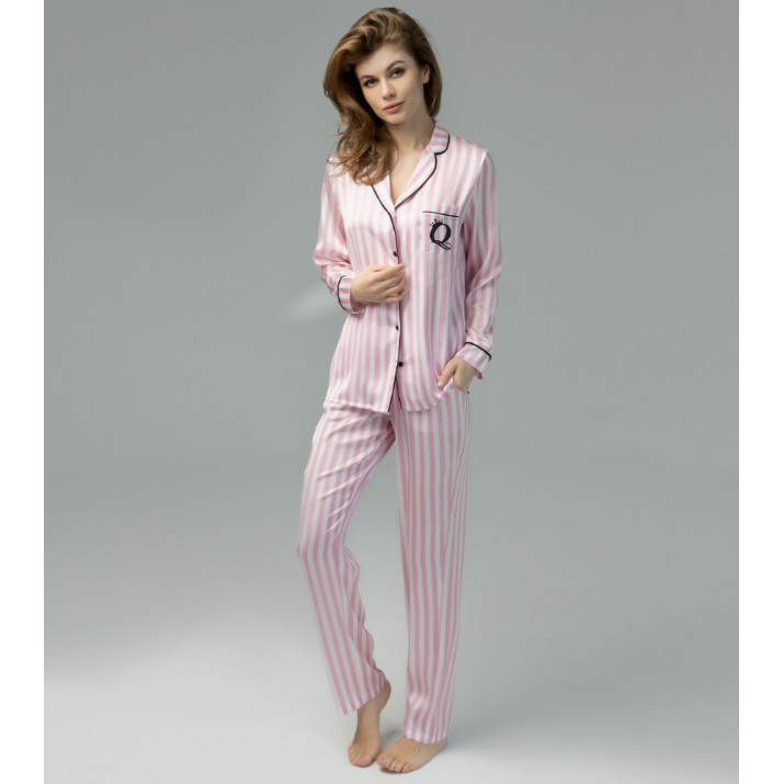 Пижама Ajoure M23479 Stripes Pink L