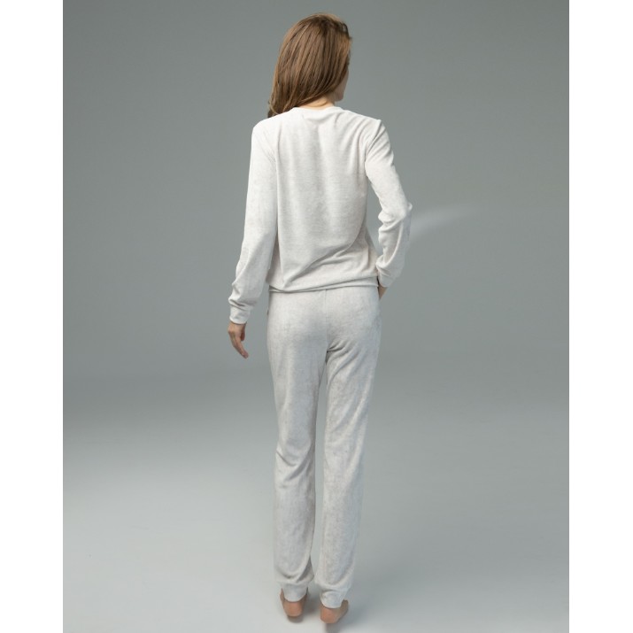 Pijama Ajoure T23469 Beige M