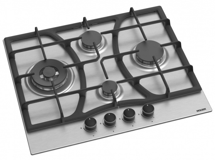 Plită incorporabilă cu gaz Wolser WL- F 6403 GT IC Inox