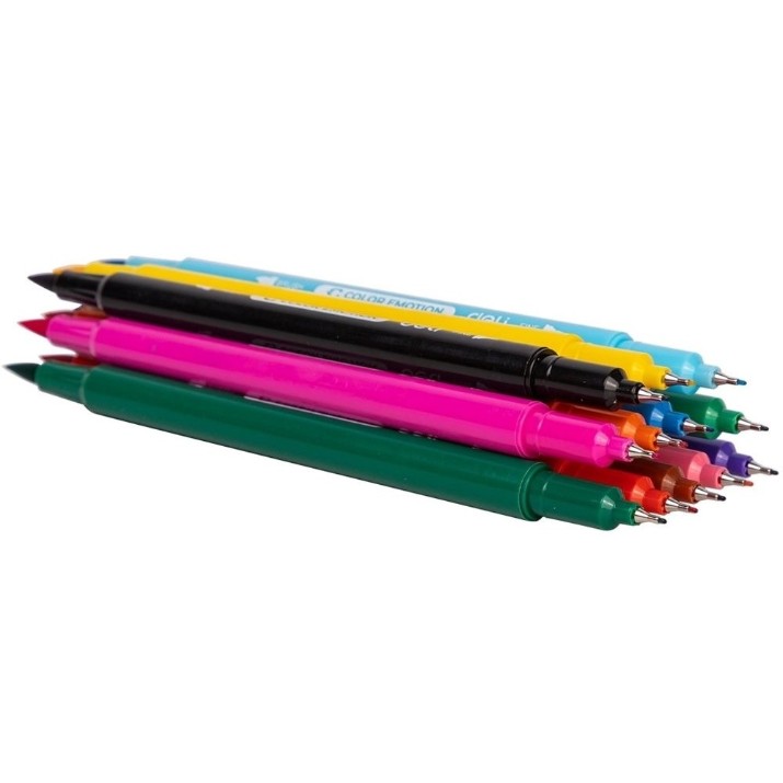 Набор фломастеров Deli Emotion 12pcs