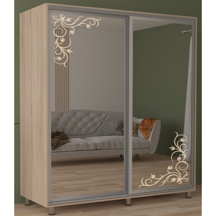 Шкаф-купе Mobildor-Lux Aron 230x220 Oak Sonoma+Picture (aron1037)