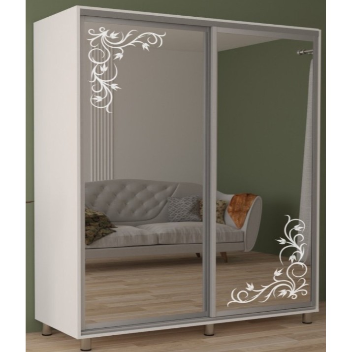 Шкаф-купе Mobildor-Lux Aron 230x220 White+Picture (aron1032)