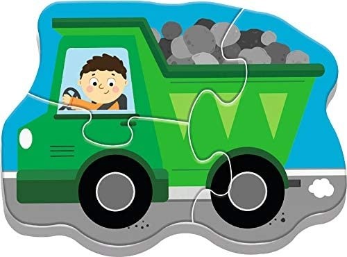 Puzzle Trefl 18 Vehicles on the Costruction Site (36072)