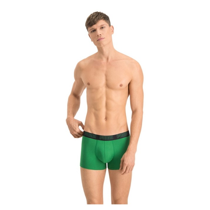 Мужские трусы Puma Basic Trunk 2P Amazon Green L (100000884004)