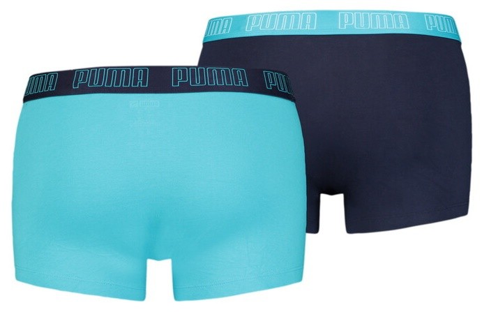 Мужские трусы Puma Basic Trunk 2P Aqua/Blue S