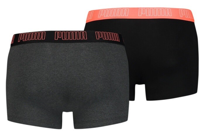 Сhiloţi pentru bărbați Puma Basic Trunk 2P Red/Grey/Black S