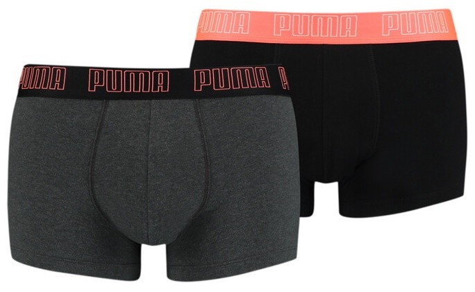 Сhiloţi pentru bărbați Puma Basic Trunk 2P Red/Grey/Black XL