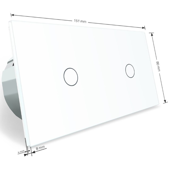 Диммер Livolo VL-C701DC701D-11 White