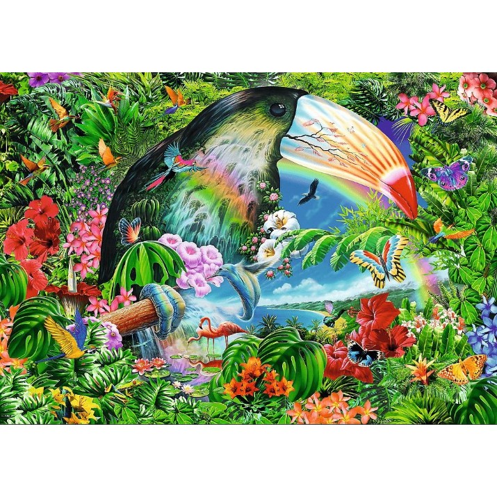 Puzzle Trefl 1040 Tropical Animals (40014)