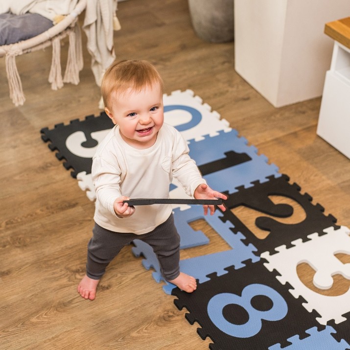 Коврик-пазл BabyOno Numbers 10pcs Blue (274/03) 