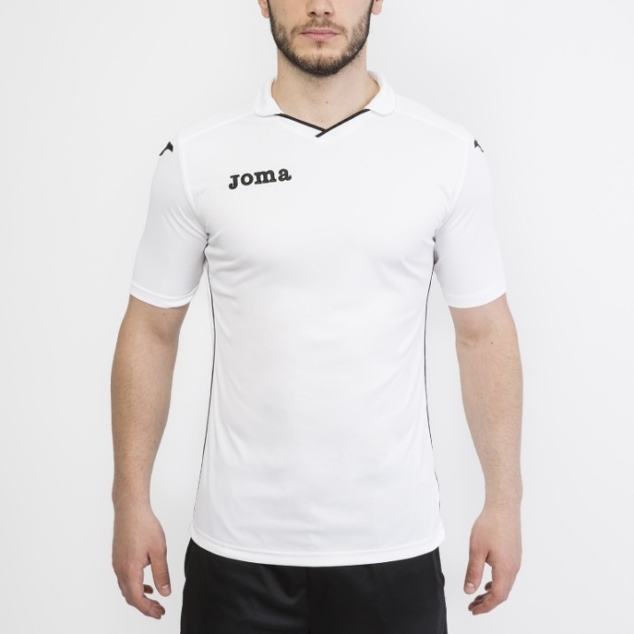 Tricou bărbătesc Joma 100004.200 White S/S-L
