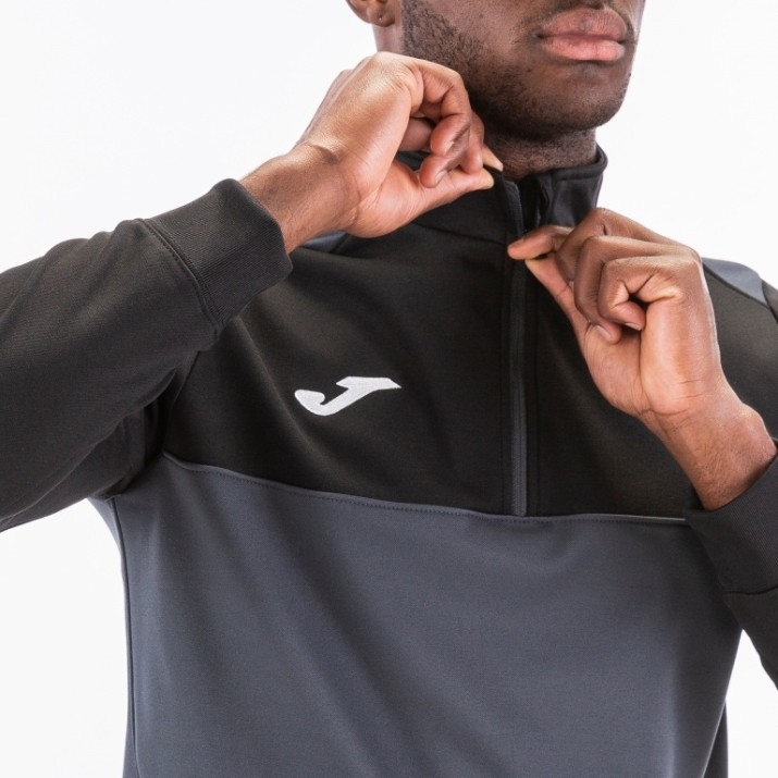 Hanorac pentru bărbați Joma 100947.151 Anthracite/Black M