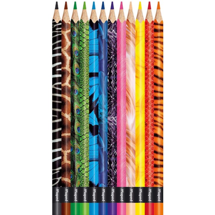 Набор цветных карандашей Maped Animals 12pcs