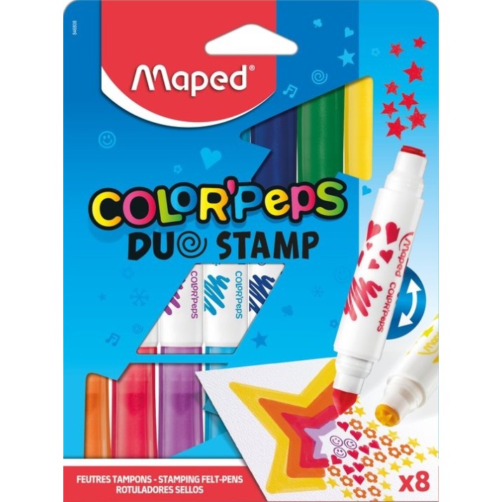Set carioci Maped Duo 8pcs