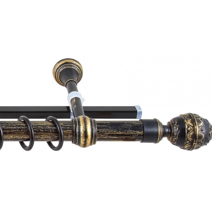 Карниз Legrand Valans Blackened Gold/Patina 2.4