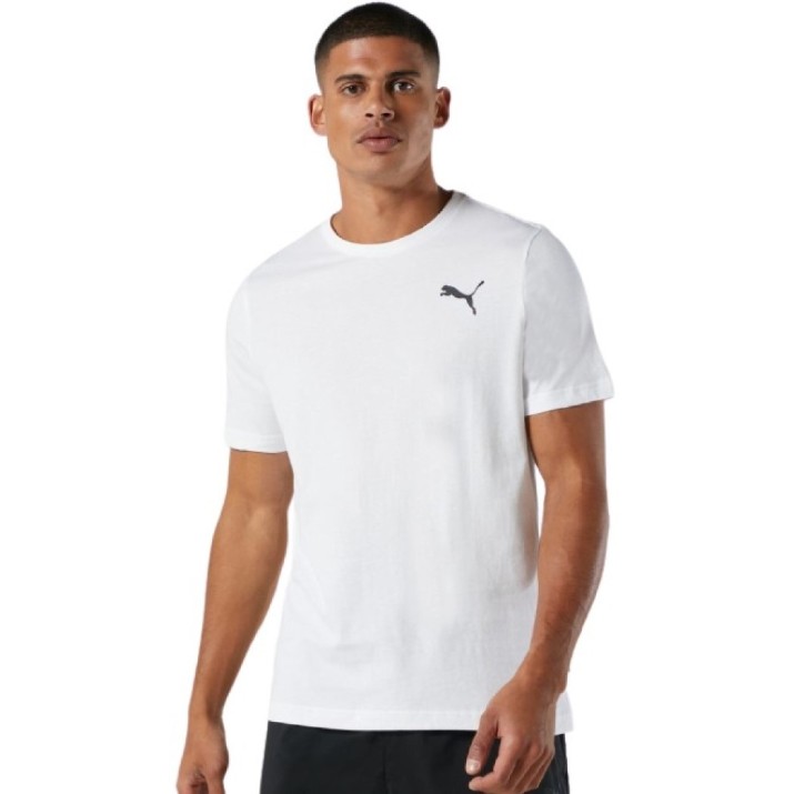 Мужская футболка Puma ESS Small Logo Tee Puma White/Cat L (58666852)